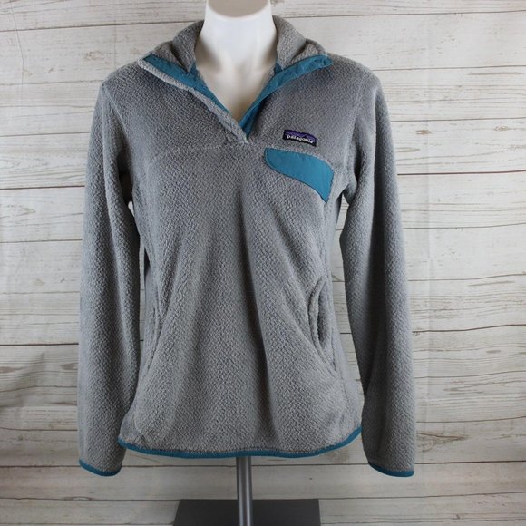 Patagonia Tops - Patagonia Womens M PolarTec Snap T Fleece Grey